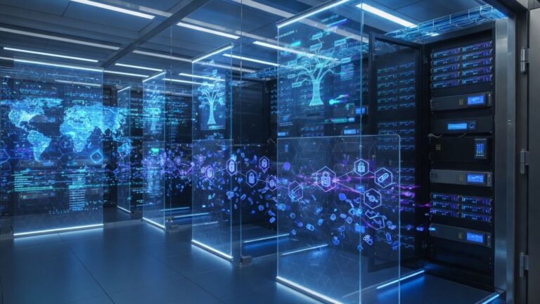 Secure digital asset storage infrastructure representing crypto custody solutions.