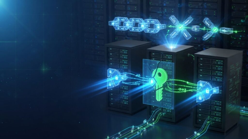 Secure server nodes communicating for crypto custody transaction authorization