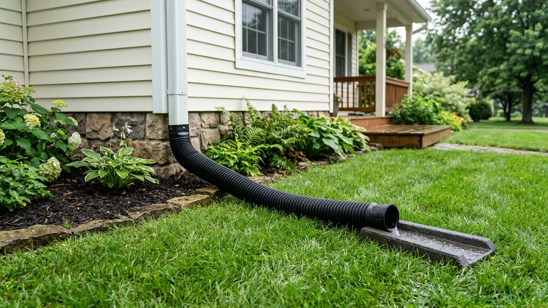 Drain Rain Gutter