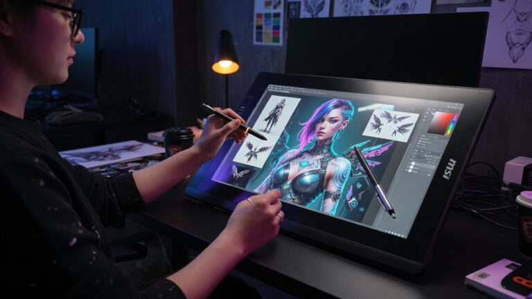 MSI Tablets Professional Pen Display Setup