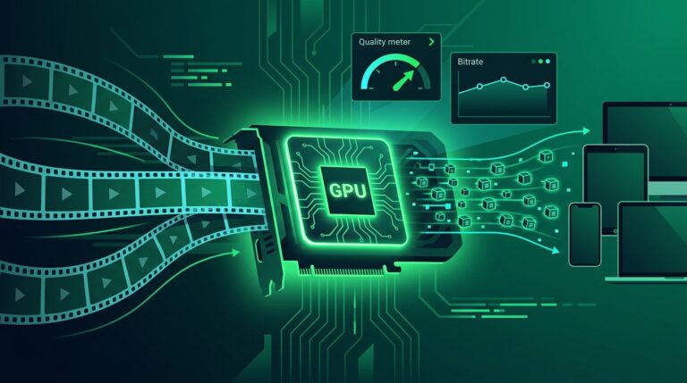 AV1 encoding improvements in the NVIDIA Video Codec SDK running on a graphics processor
