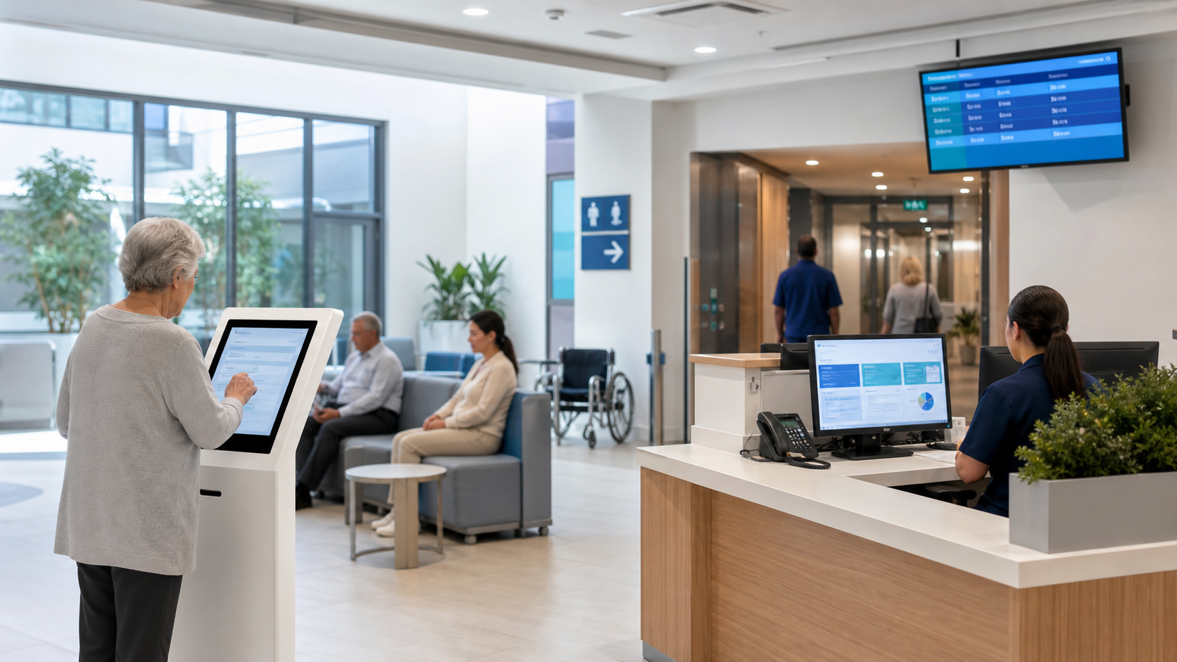 Queue Management Systems for Hospitals