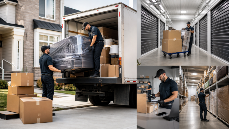 Storage pickup and delivery service