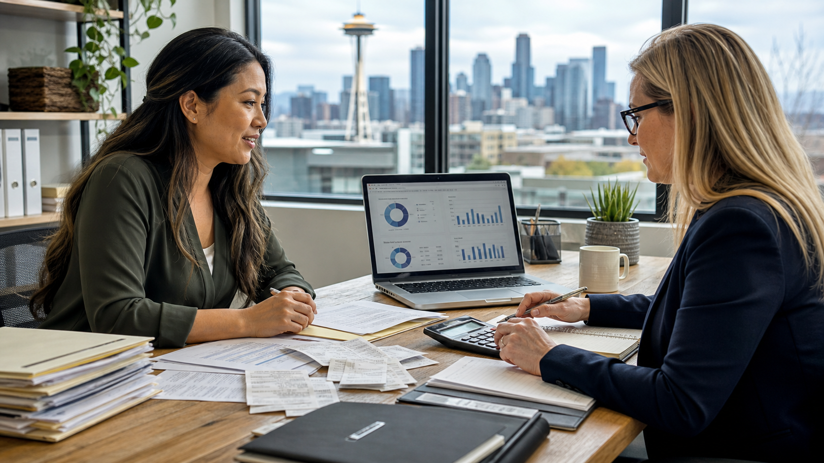 Small business bookkeeping Seattle financial records