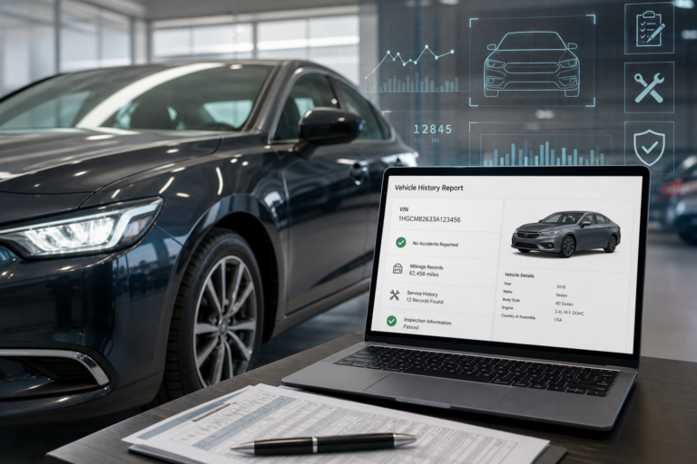 OneVIN vehicle history check for used cars