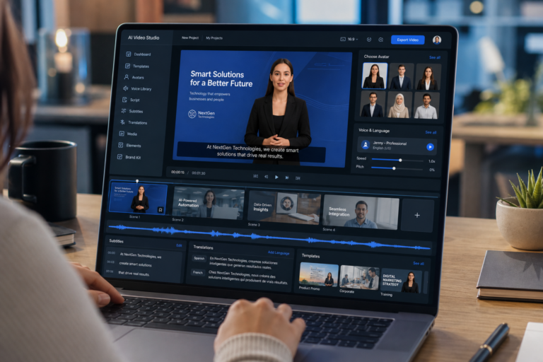 Vidnoz AI video generator and avatars