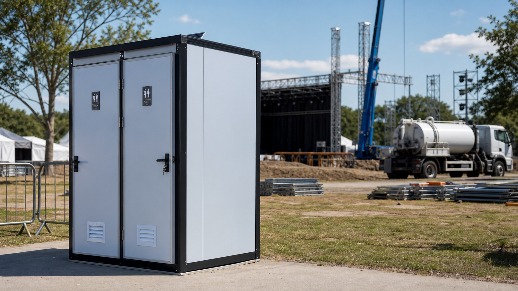 7-Foot Portable Restroom