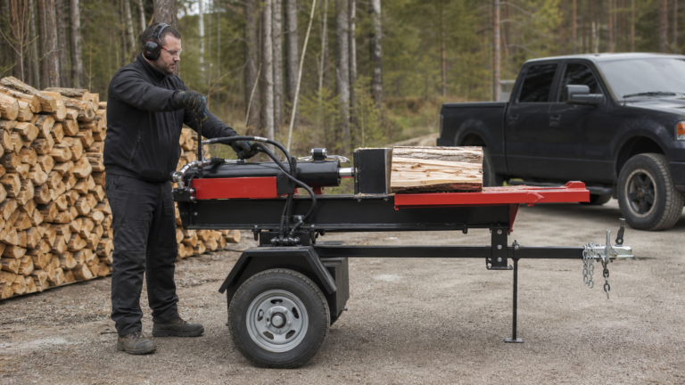 Tow-Behind Log Splitter
