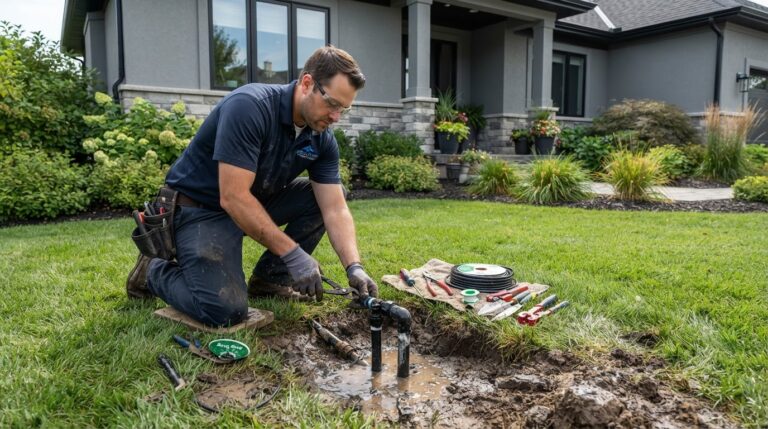 Sprinkler Leak Repair