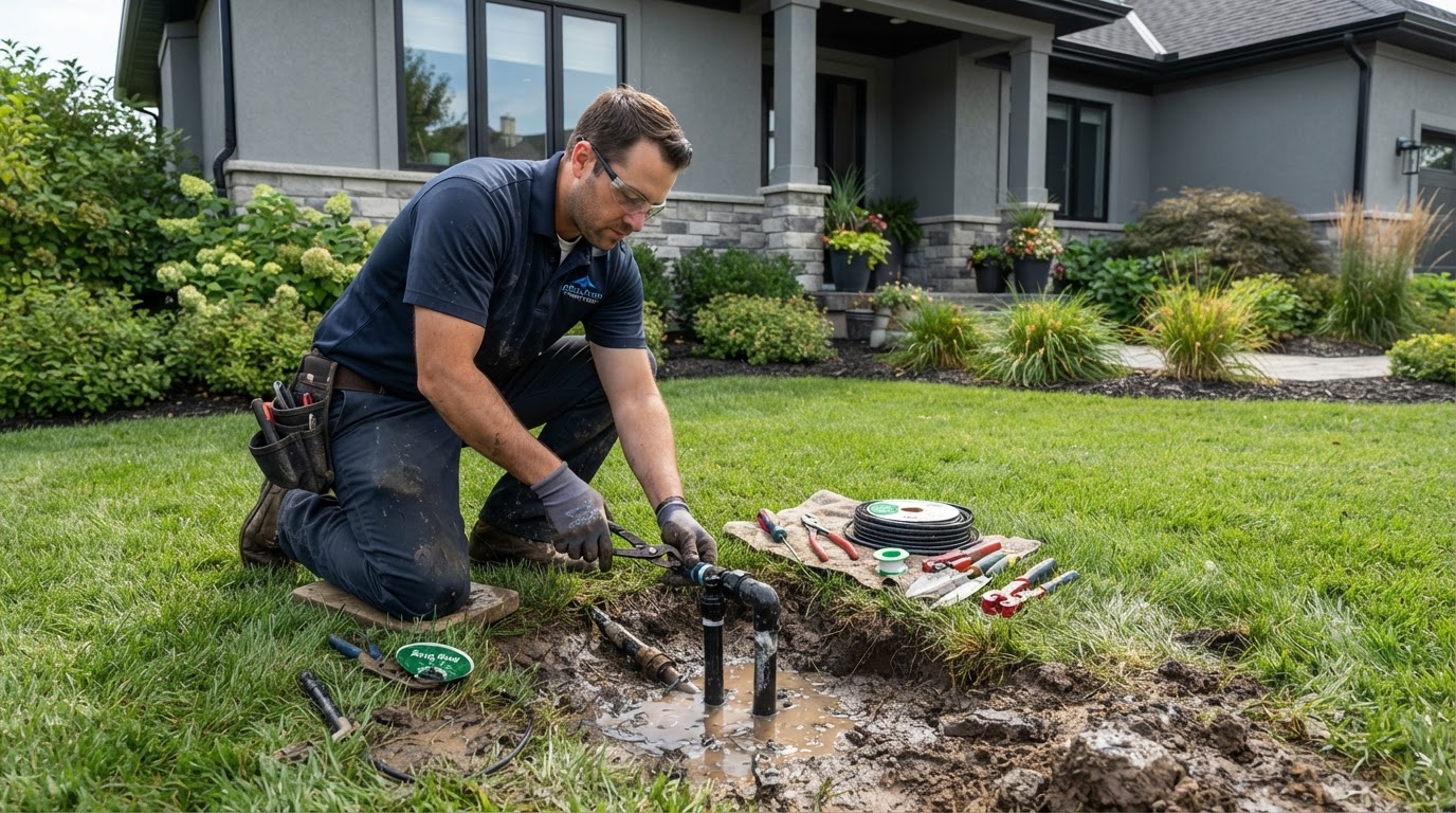 Sprinkler Leak Repair