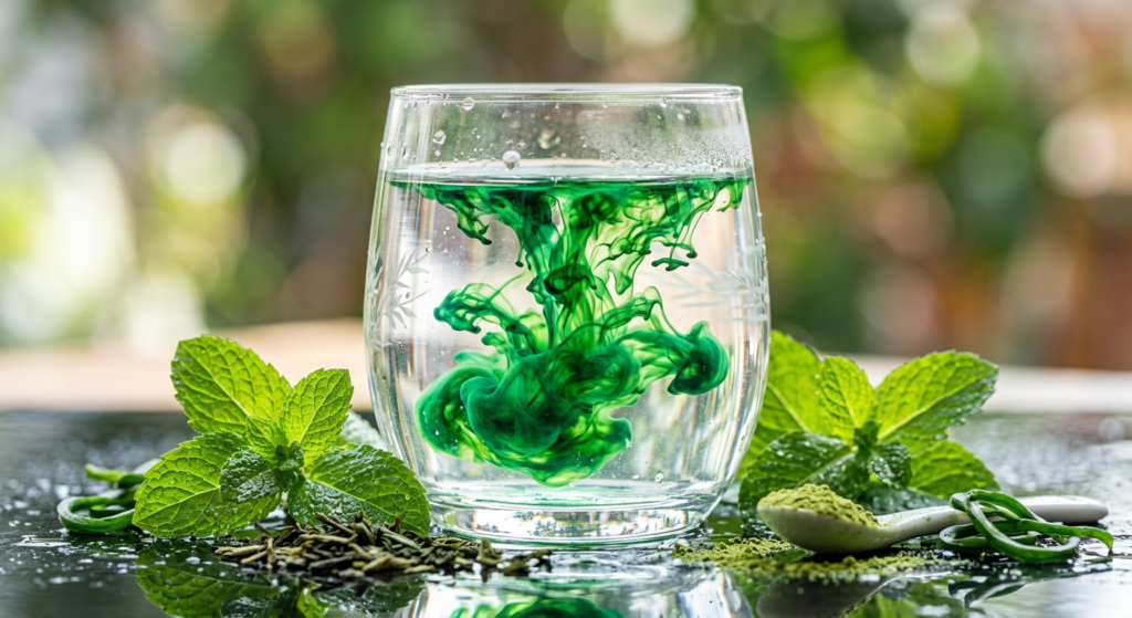 natural green food coloring