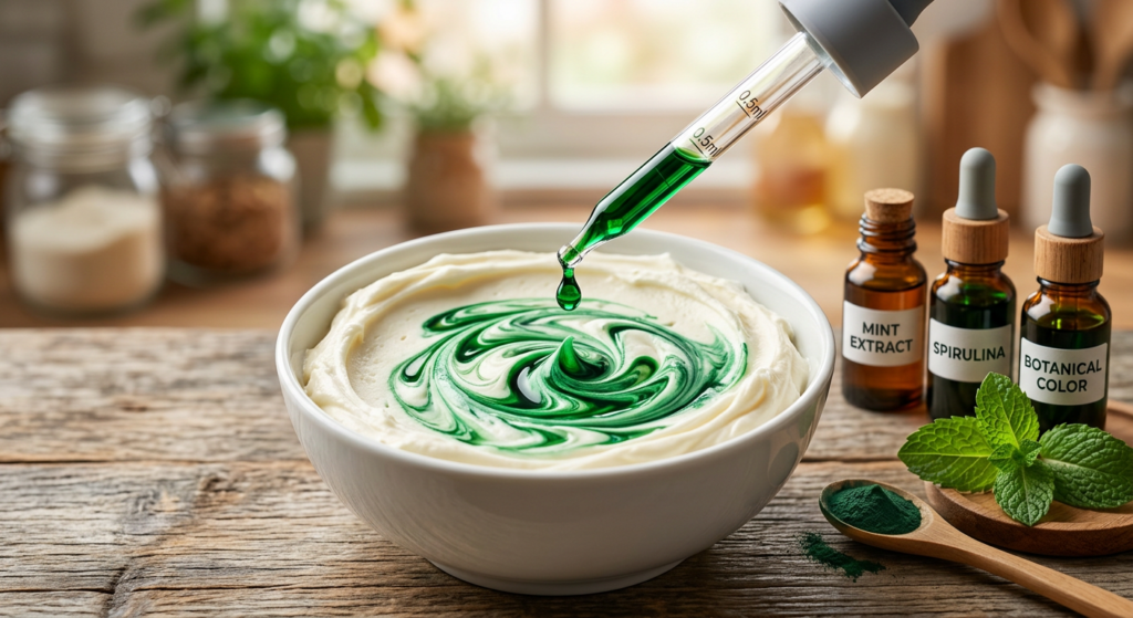 natural green food coloring