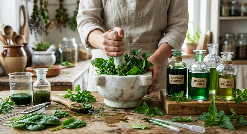 natural green food coloring