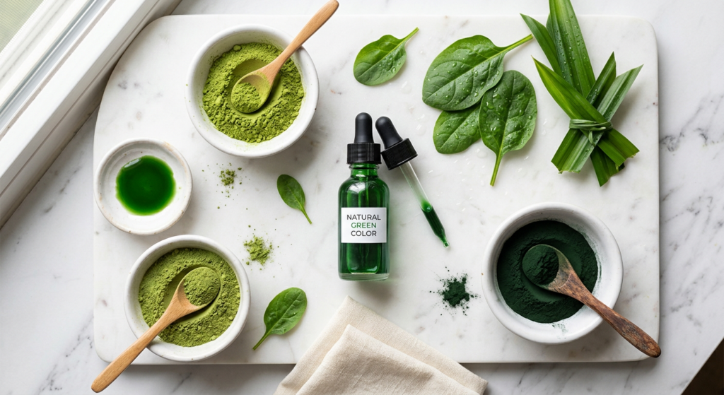 natural green food coloring