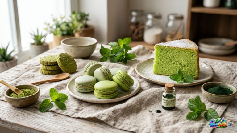 natural green food coloring