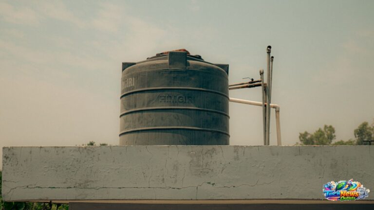 Rooftop and underground water tanks