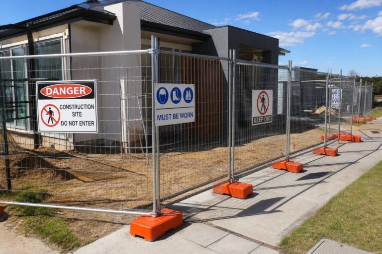Temporary Fencing for a Home Renovation