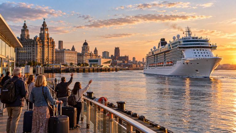 Cruises from Liverpool departing the waterfront
