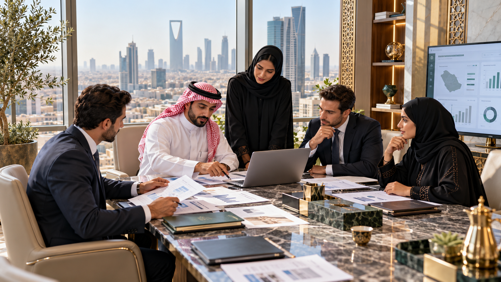 Business set in saudi
