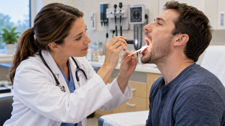Doctor for Sore Throat