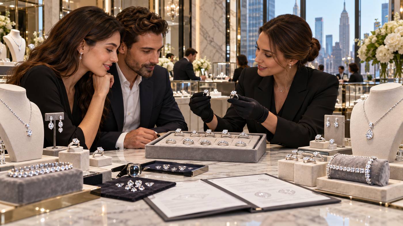 Fascinating Diamonds engagement rings and fine jewelry