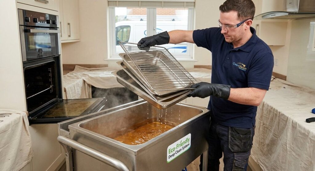 Professional oven cleaning service