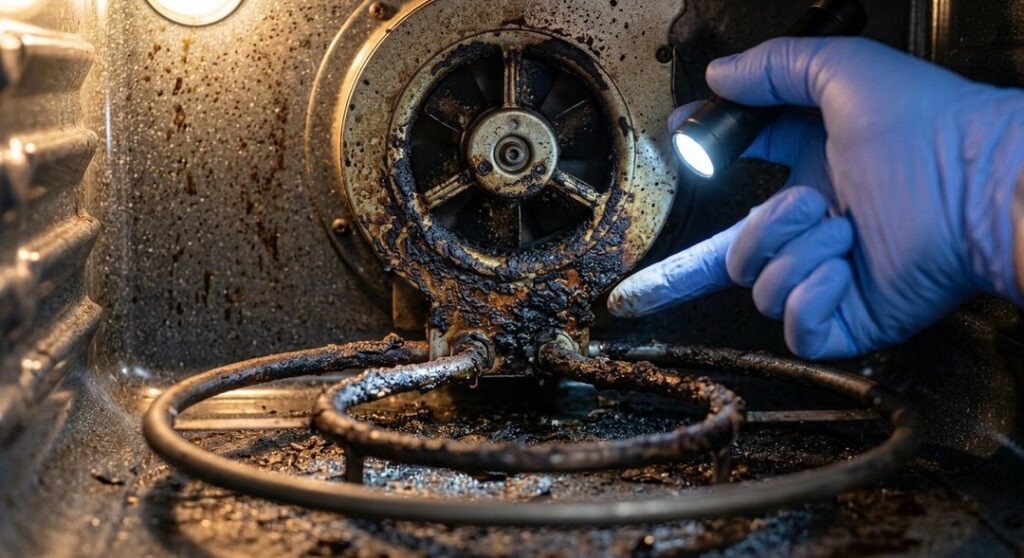 Professional oven cleaning service