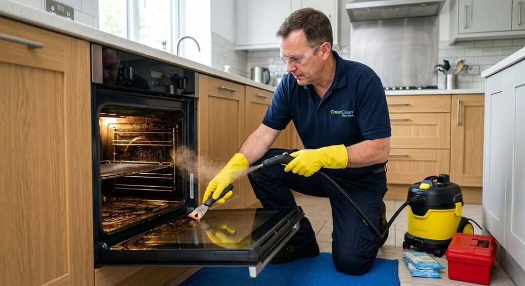 Professional oven cleaning service