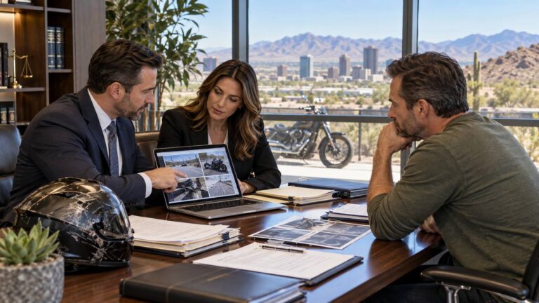 Phillips Law Group motorcycle injury attorneys consultation