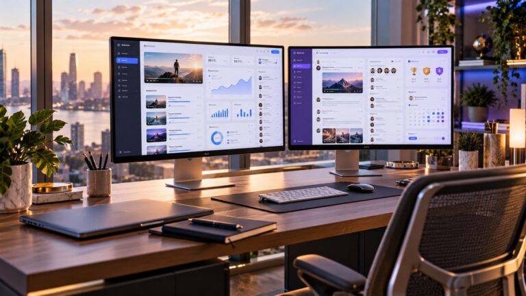 TagMango vs Skool comparison showing online courses and community platform dashboards