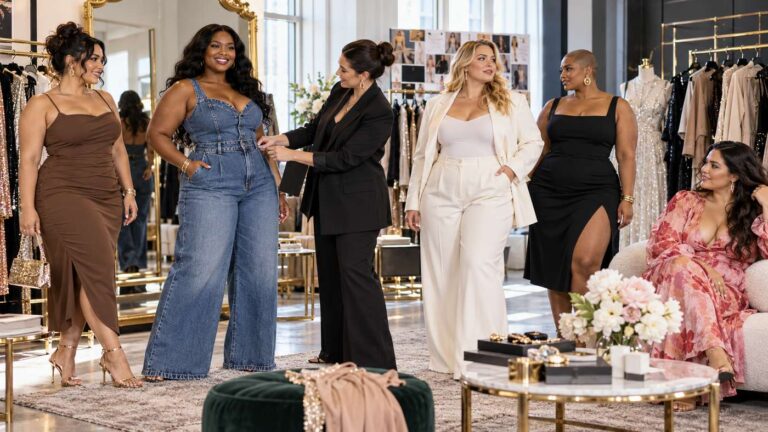 The Curvy Fashionista-inspired plus size fashion editorial